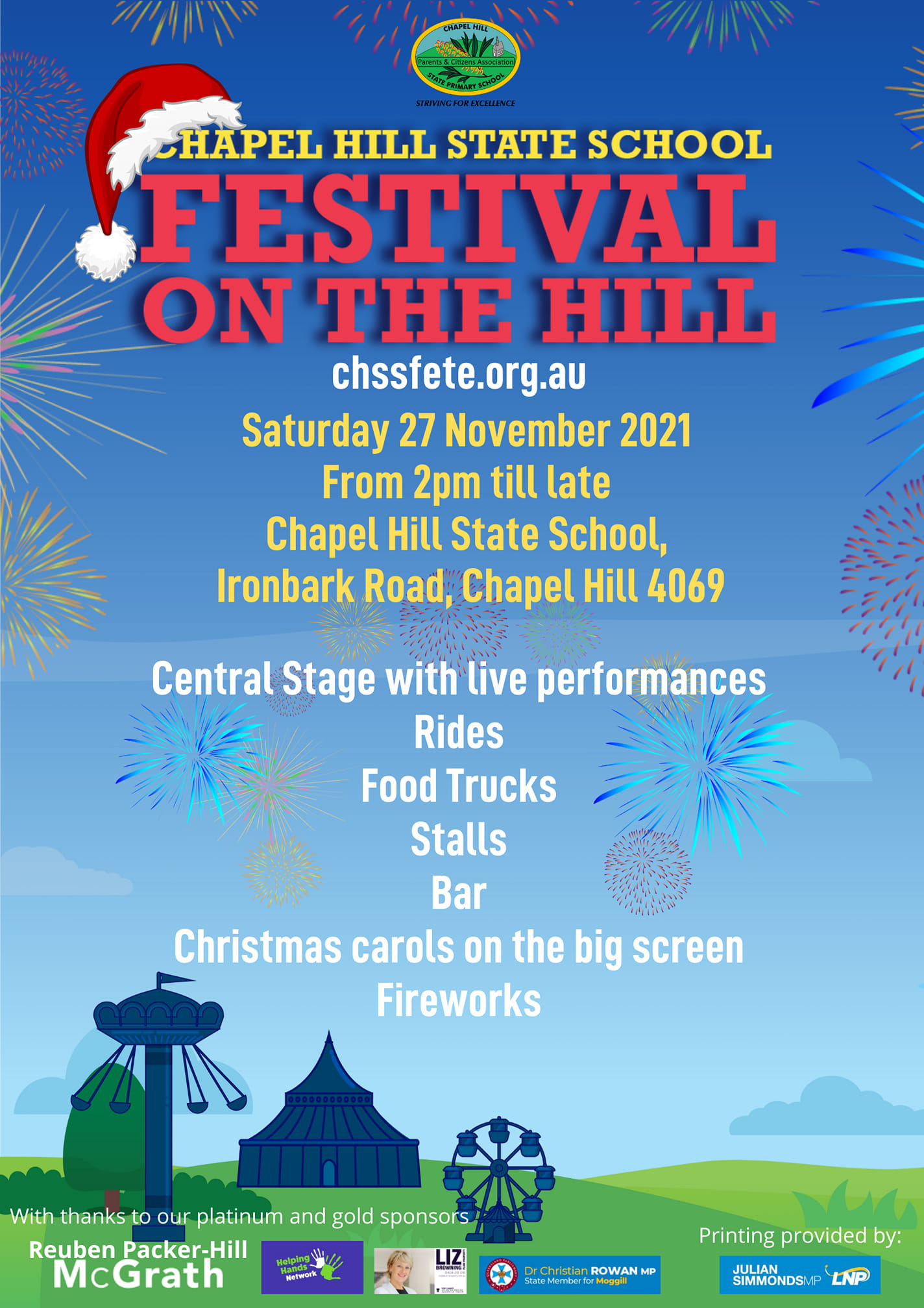 Chapel Hill State School Christmas Festival on the Hill Dr Christian